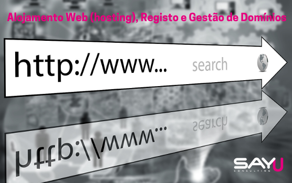 Alojamento Web (hosting) Registo e Gestão de Domínios